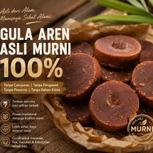 Gula Aren cetak/padat murni asli Ciamis