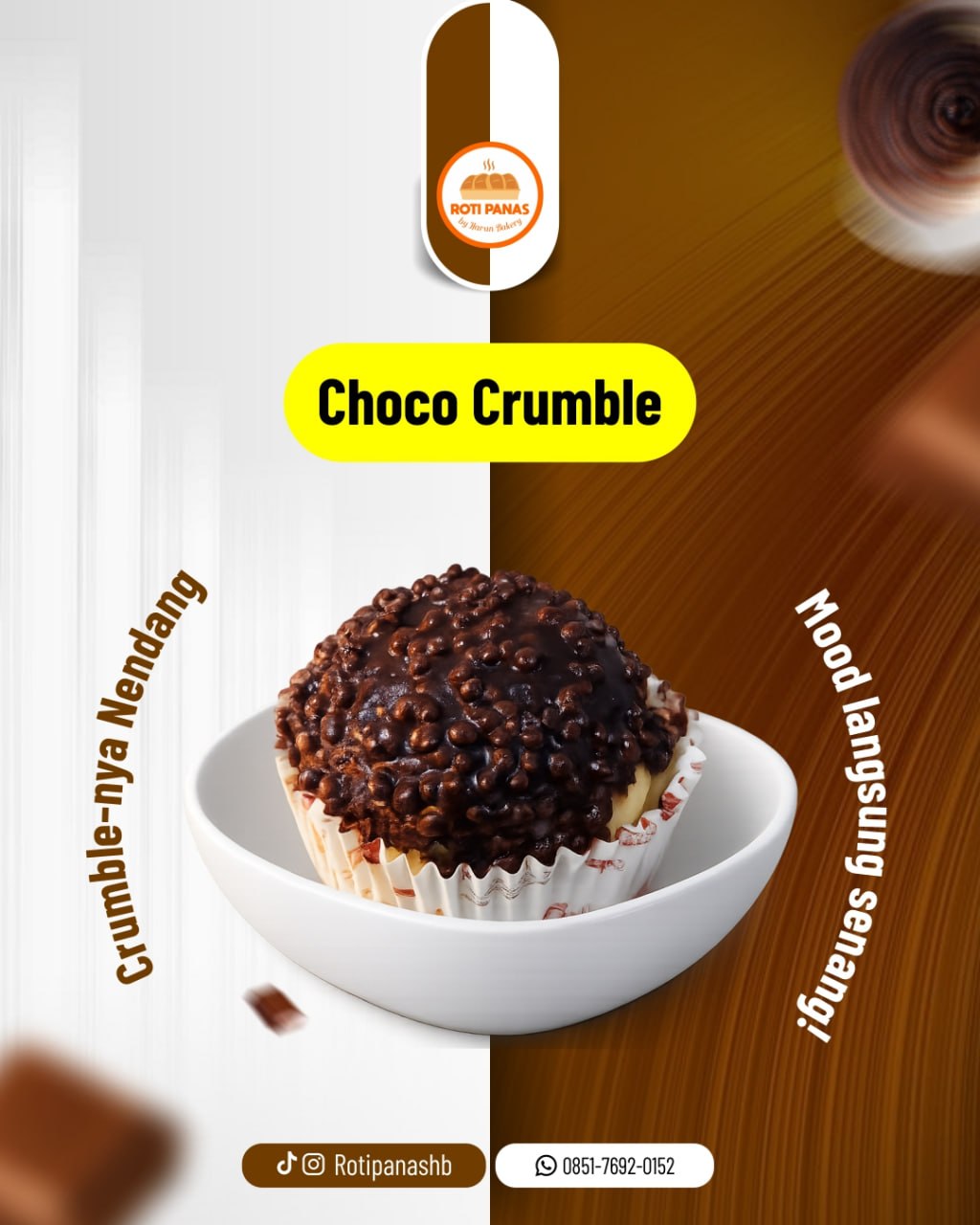 Gambar Produk Roti Choco Crumble