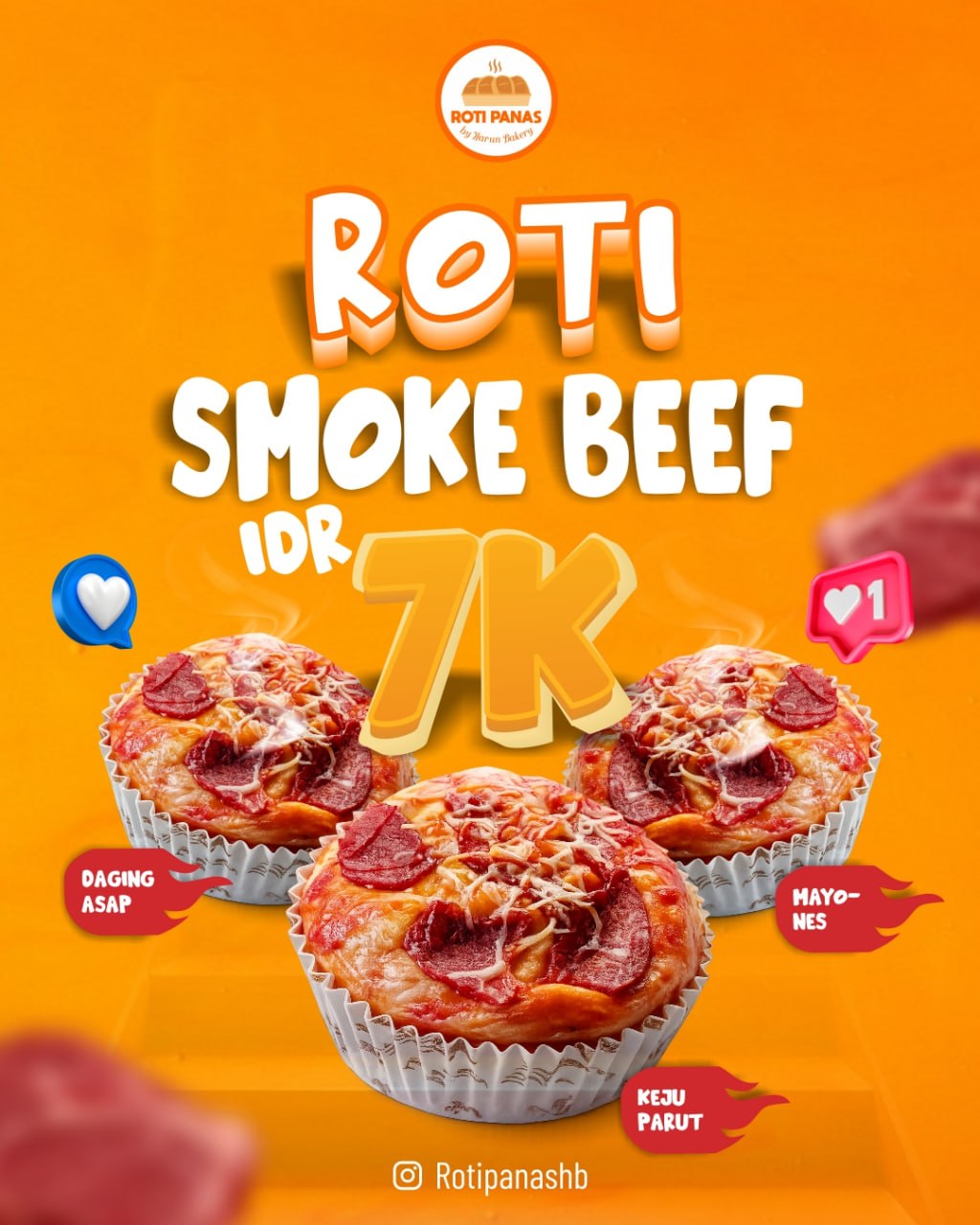 Gambar Produk Roti Smokebeef