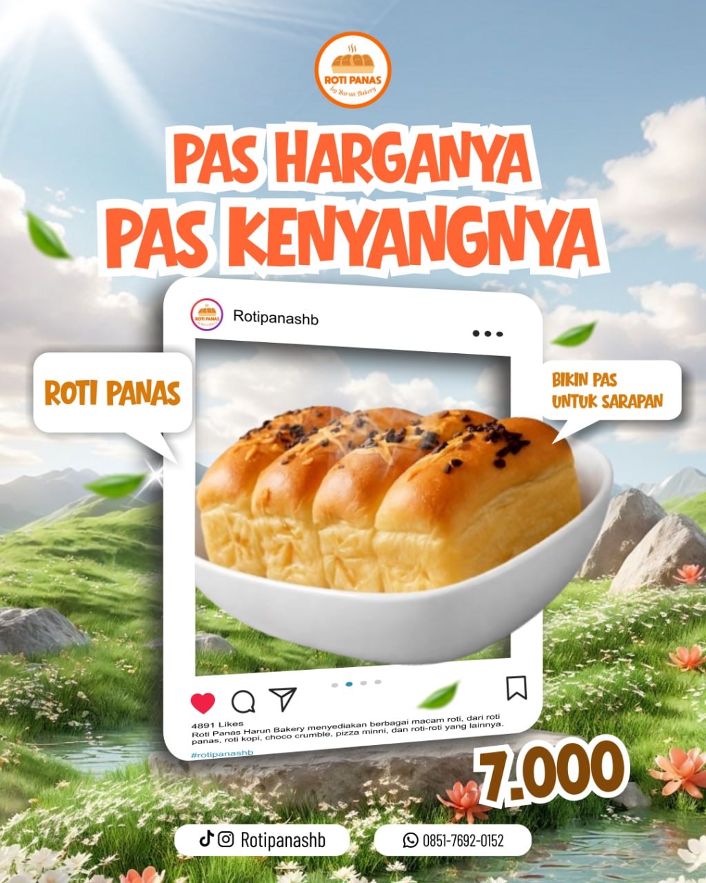 Gambar Produk Roti Panas Sobek