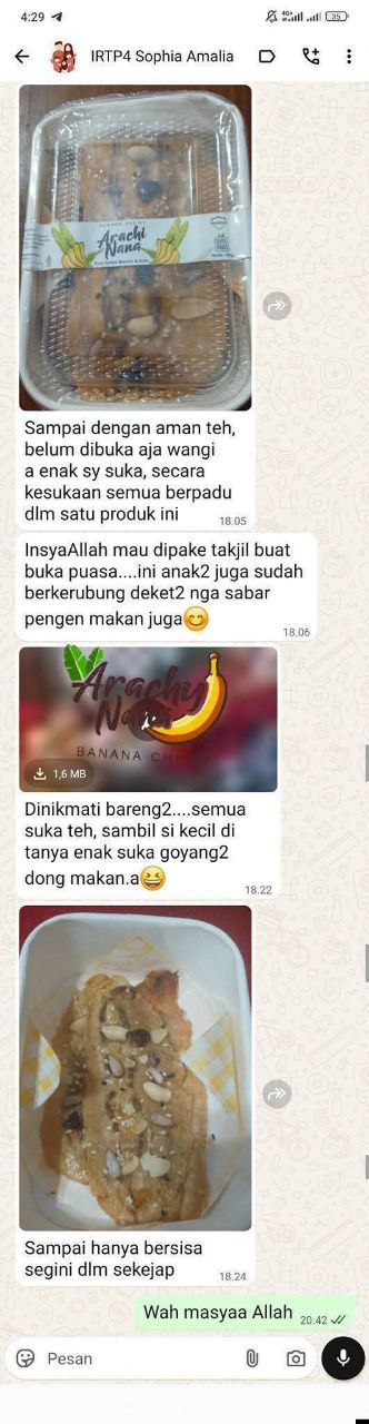 Gambar Produk Sale Pisang Granola Arachy Nana