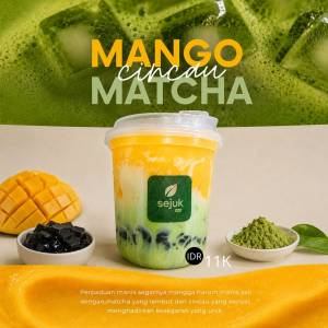 Mango Matcha Cincau